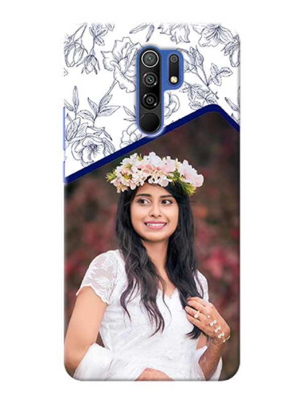 Custom Redmi 9 Prime Phone Cases: Premium Floral Design
