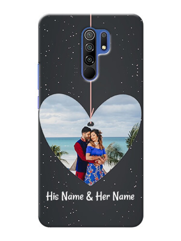 Custom Redmi 9 Prime custom phone cases: Hanging Heart Design