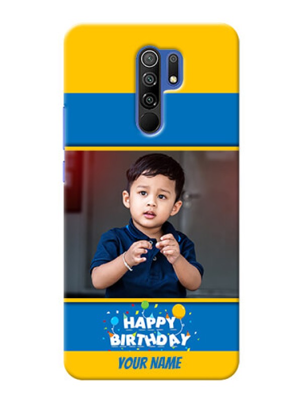 Custom Redmi 9 Prime Mobile Back Covers Online: Birthday Wishes Design