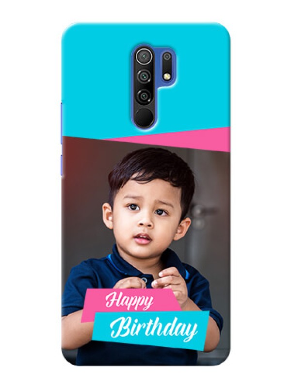Custom Redmi 9 Prime Mobile Covers: Image Holder with 2 Color Design