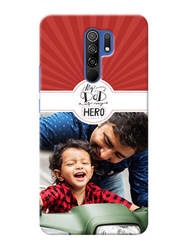 Custom Redmi 9 Prime custom mobile phone cases: My Dad Hero Design