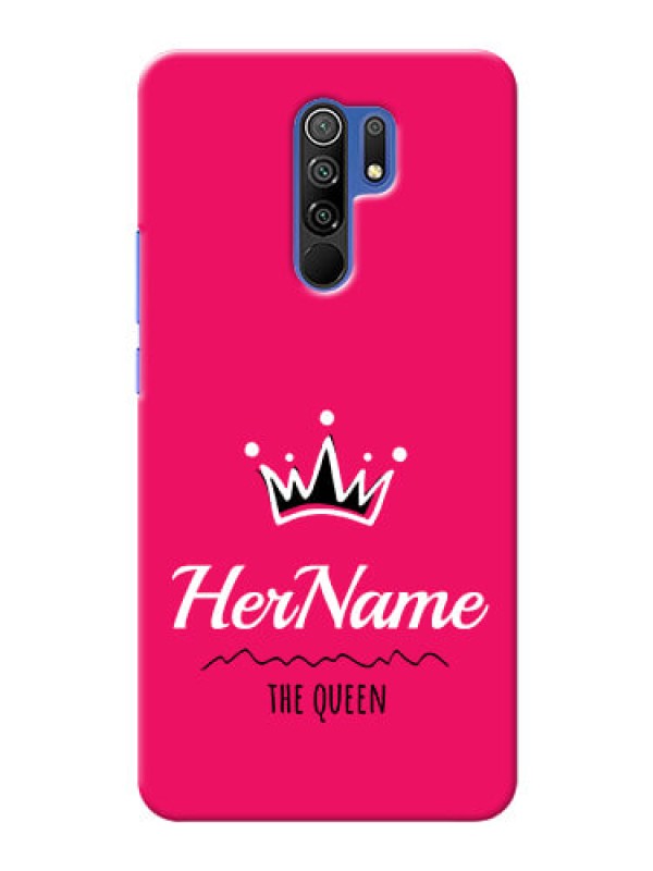 Custom Redmi 9 Prime Queen Phone Case with Name