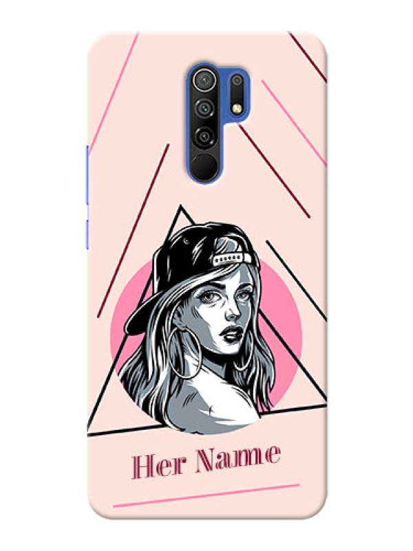 Custom Redmi 9 Prime Custom Phone Cases: Rockstar Girl Design