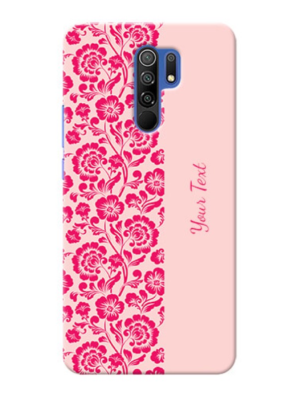 Custom Redmi 9 Prime Phone Back Covers: Attractive Floral Pattern Design
