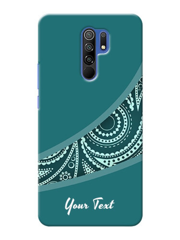 Custom Redmi 9 Prime Custom Phone Covers: semi visible floral Design