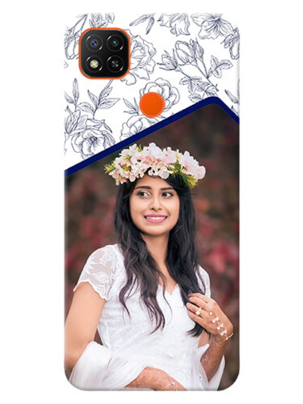 Custom Redmi 9 Phone Cases: Premium Floral Design