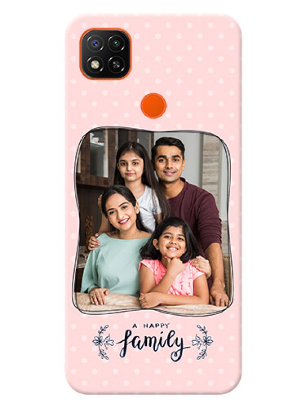 Custom Redmi 9 Personalized Phone Cases: Family with Dots Design