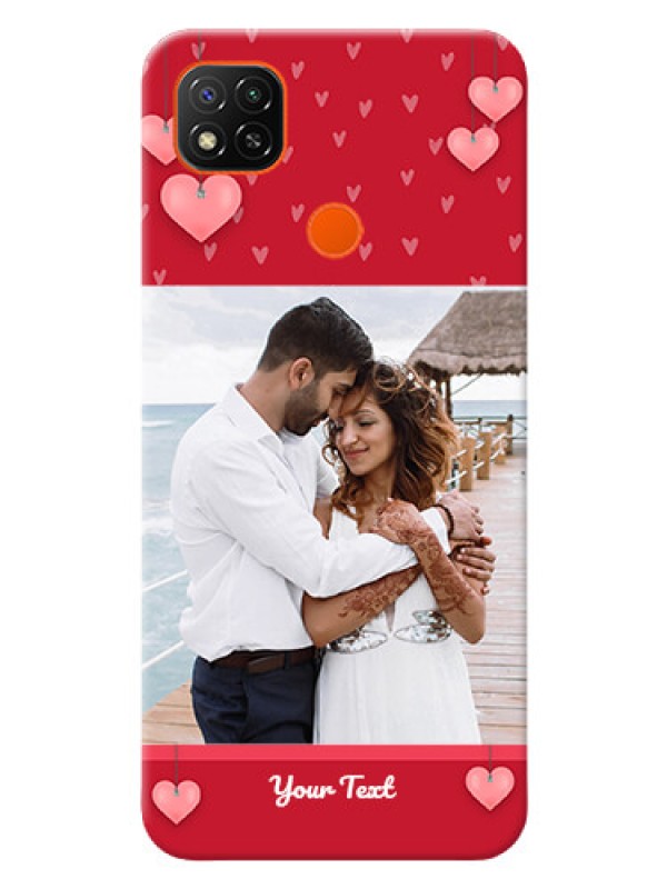 Custom Redmi 9 Mobile Back Covers: Valentines Day Design