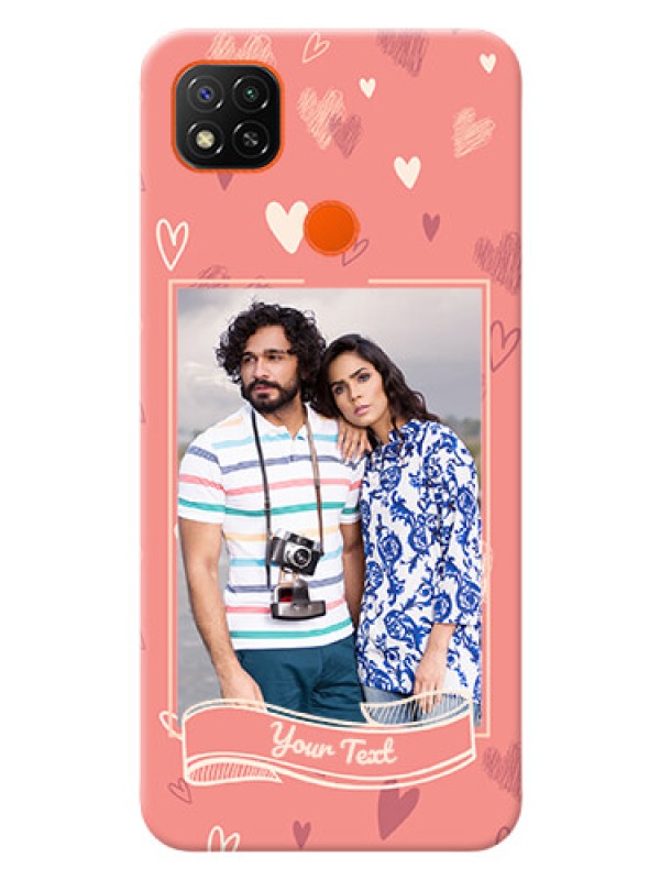 Custom Redmi 9 custom mobile phone cases: love doodle art Design