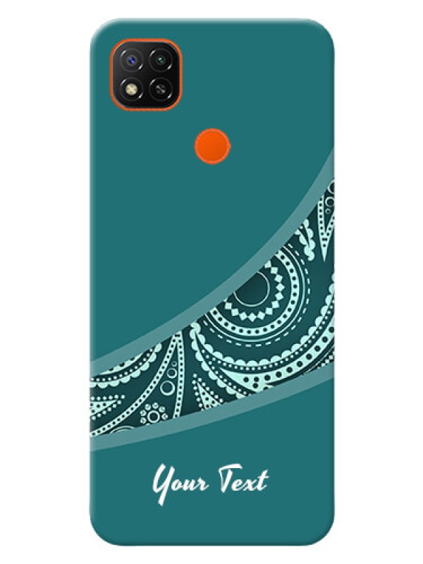 Custom Redmi 9 Custom Phone Covers: semi visible floral Design