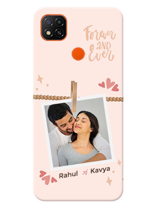 Custom Redmi 9 Phone Back Covers: Forever and ever love Design