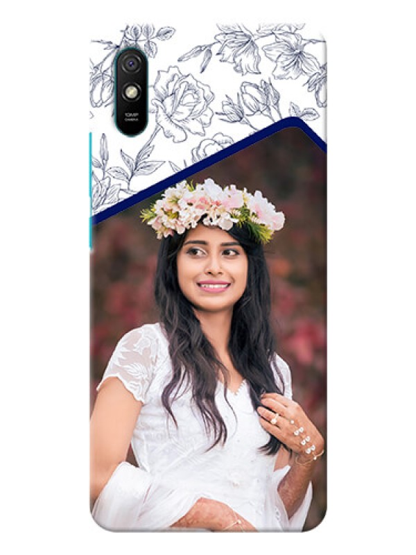 Custom Redmi 9A Sport Phone Cases: Premium Floral Design