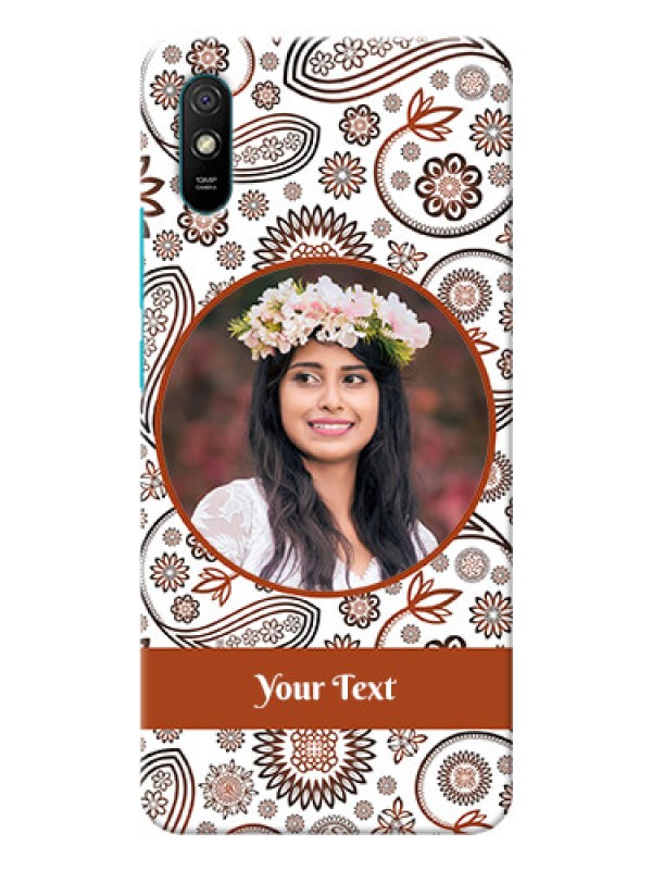 Custom Redmi 9A Sport phone cases online: Abstract Floral Design 
