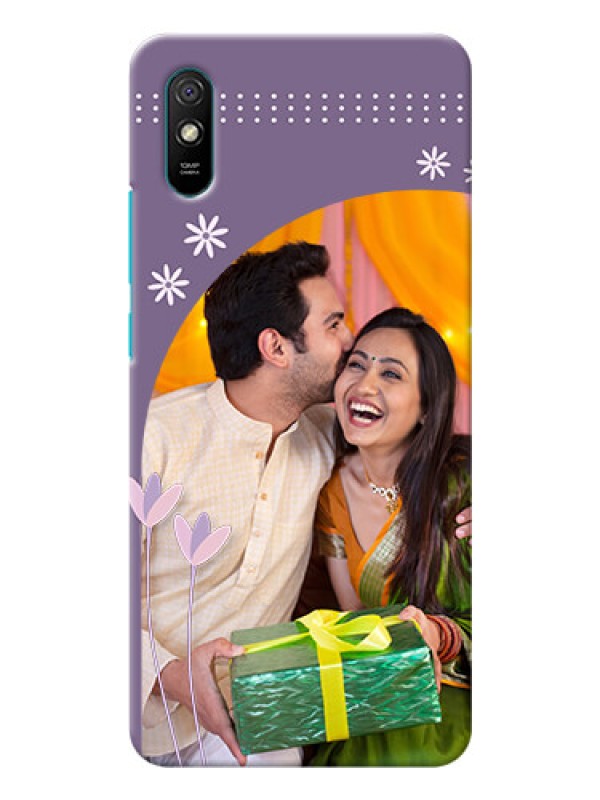 Custom Redmi 9A Sport Phone covers for girls: lavender flowers design 