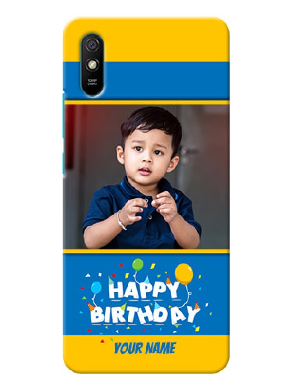 Custom Redmi 9A Sport Mobile Back Covers Online: Birthday Wishes Design