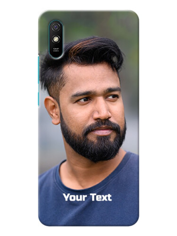 Custom Redmi 9A Sport Mobile Cover: Photo with Text