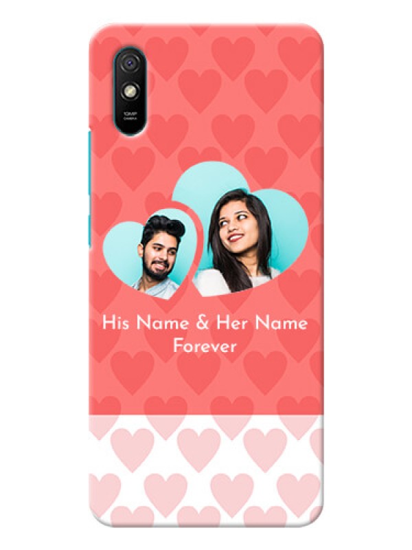 Custom Redmi 9A personalized phone covers: Couple Pic Upload Design