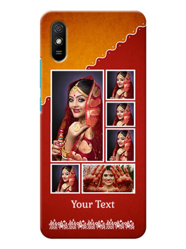 Custom Redmi 9A customized phone cases: Wedding Pic Upload Design