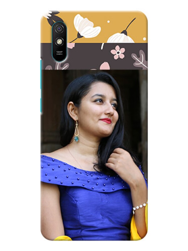 Custom Redmi 9A mobile cases online: Stylish Floral Design