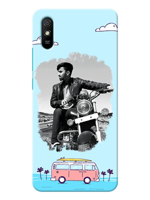 Custom Redmi 9A Mobile Covers Online: Travel & Adventure Design