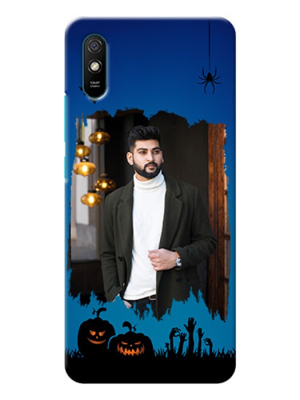 Custom Redmi 9A mobile cases online with pro Halloween design 