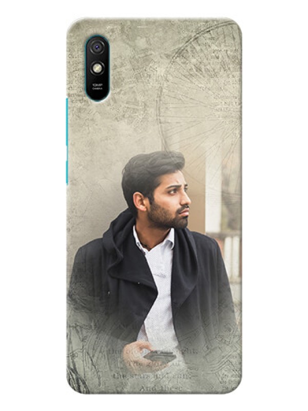 Custom Redmi 9A custom mobile back covers with vintage design