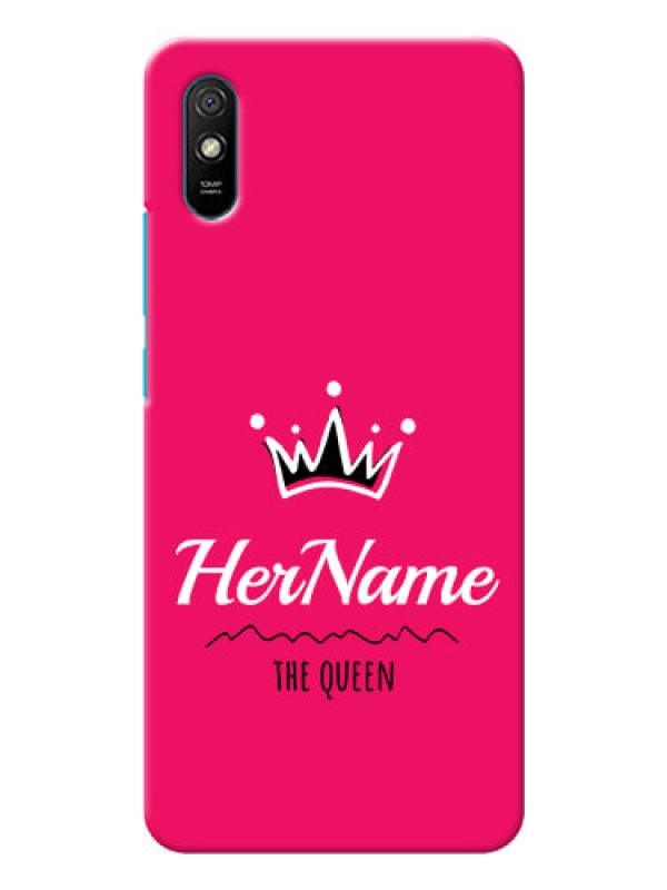 Custom Redmi 9A Queen Phone Case with Name