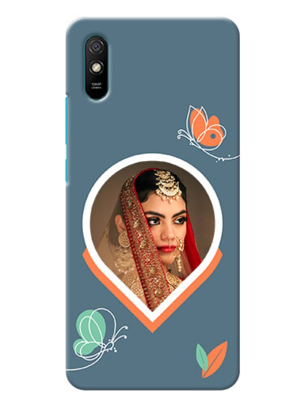 Custom Redmi 9A Custom Mobile Case with Droplet Butterflies Design