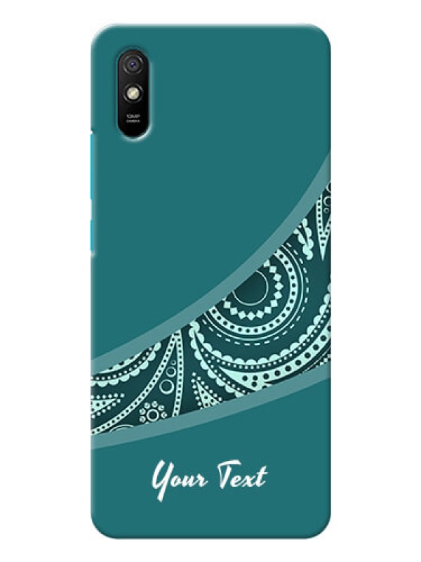 Custom Redmi 9A Custom Phone Covers: semi visible floral Design