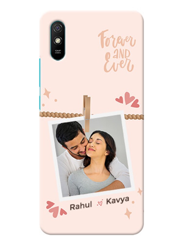 Custom Redmi 9A Phone Back Covers: Forever and ever love Design