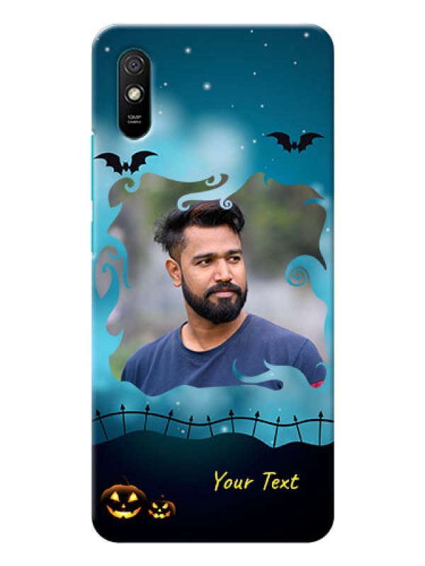 Custom Redmi 9I Personalised Phone Cases: Halloween frame design