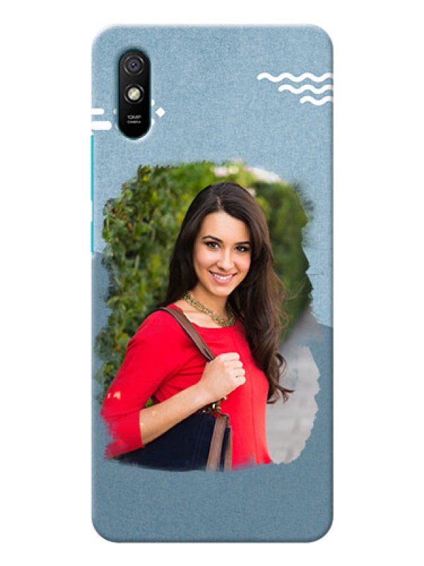 Custom Redmi 9I custom mobile phone covers: Grunge Line Art Design