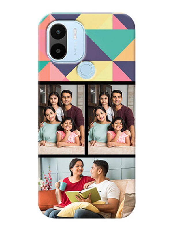 Custom Xiaomi Redmi A1 Plus personalised phone covers: Bulk Pic Upload Design