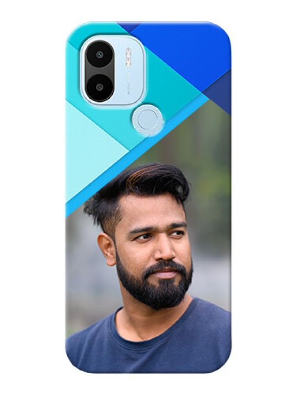 Custom Xiaomi Redmi A1 Plus Phone Cases Online: Blue Abstract Cover Design