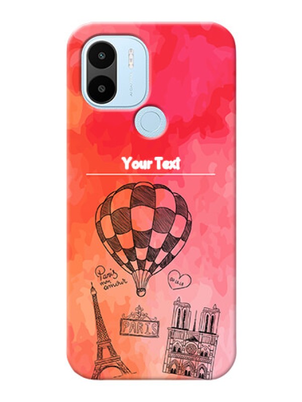 Custom Xiaomi Redmi A1 Plus Personalized Mobile Covers: Paris Theme Design