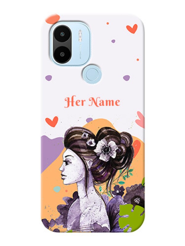 Custom Redmi A1 Plus Custom Mobile Case with Woman And Nature Design