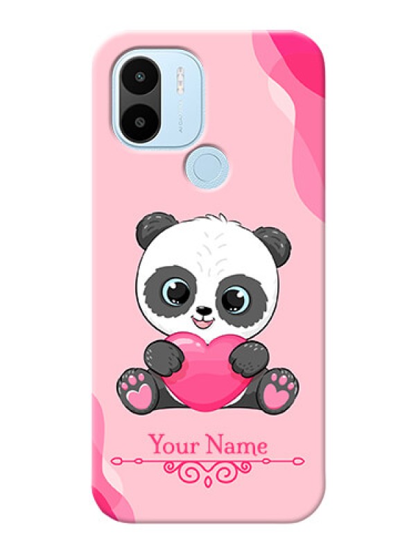 Custom Redmi A1 Plus Mobile Back Covers: Cute Panda Design