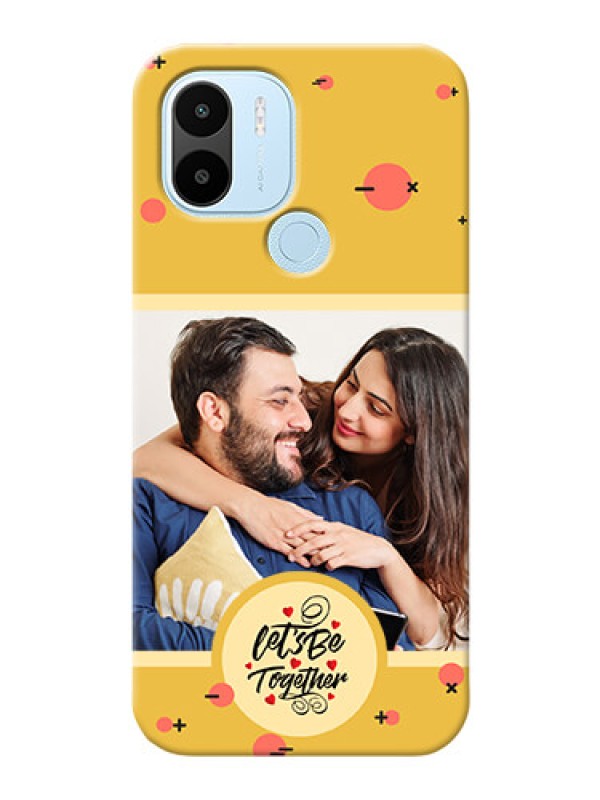 Custom Redmi A1 Plus Back Covers: Lets be Together Design