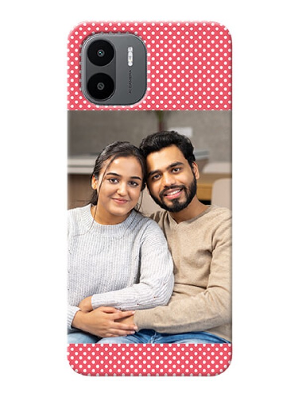 Custom Redmi A1 Custom Mobile Case with White Dotted Design