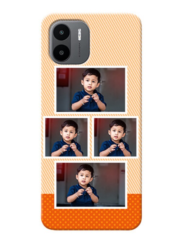 Custom Redmi A1 Mobile Back Covers: Bulk Photos Upload Design