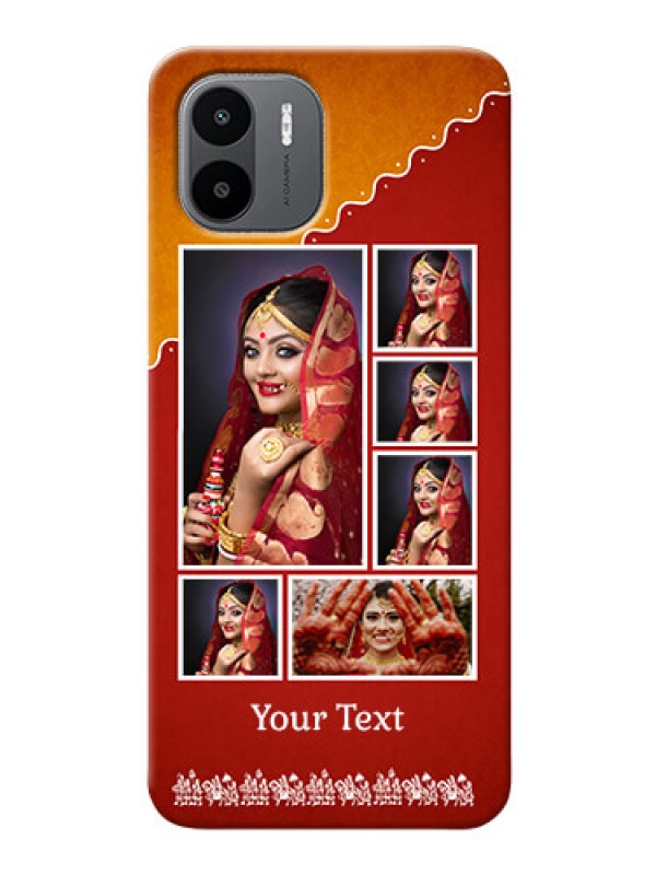 Custom Redmi A1 customized phone cases: Wedding Pic Upload Design