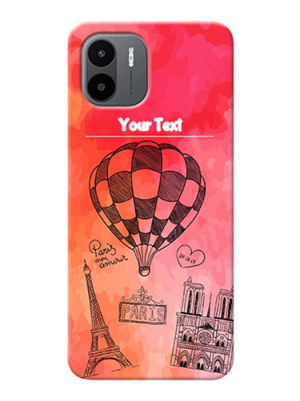 Custom Redmi A1 Personalized Mobile Covers: Paris Theme Design