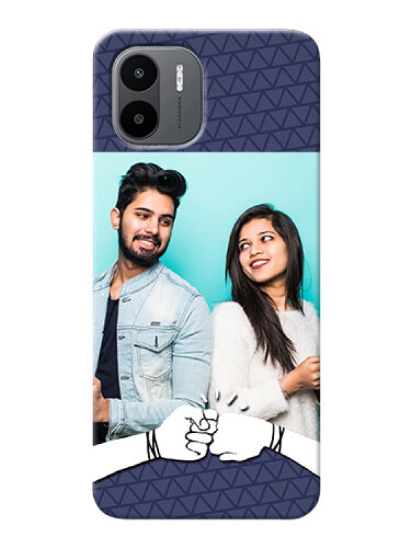 Custom Redmi A1 Mobile Covers Online with Best Friends Design 