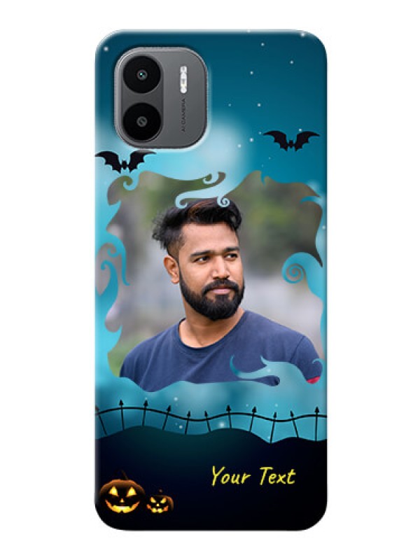 Custom Redmi A1 Personalised Phone Cases: Halloween frame design