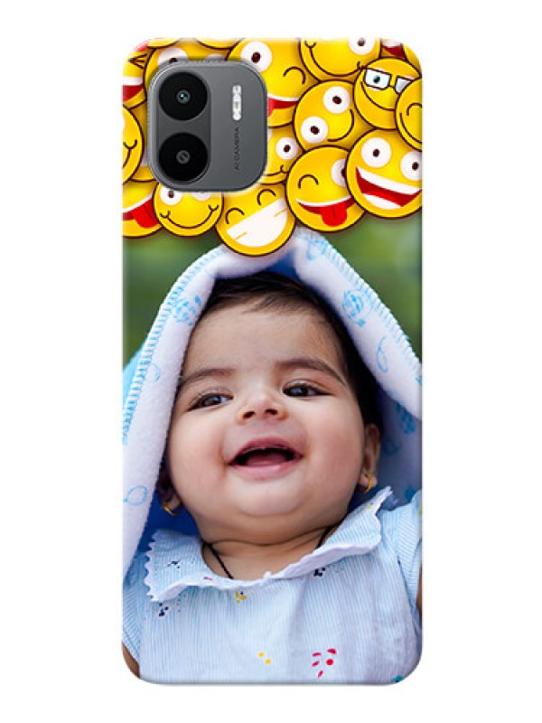 Custom Redmi A1 Custom Phone Cases with Smiley Emoji Design