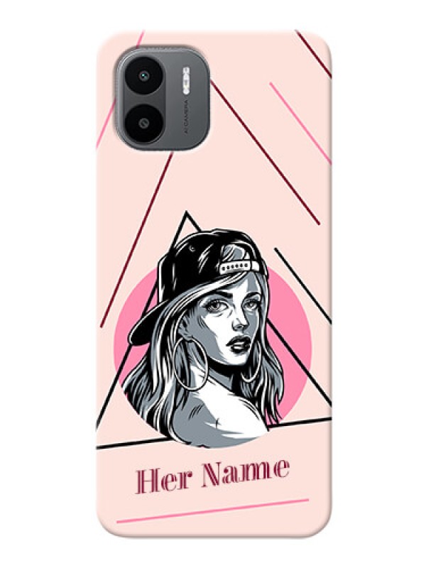 Custom Redmi A1 Custom Phone Cases: Rockstar Girl Design