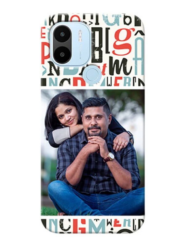 Custom Xiaomi Redmi A2 Plus custom mobile phone covers: Alphabet Design