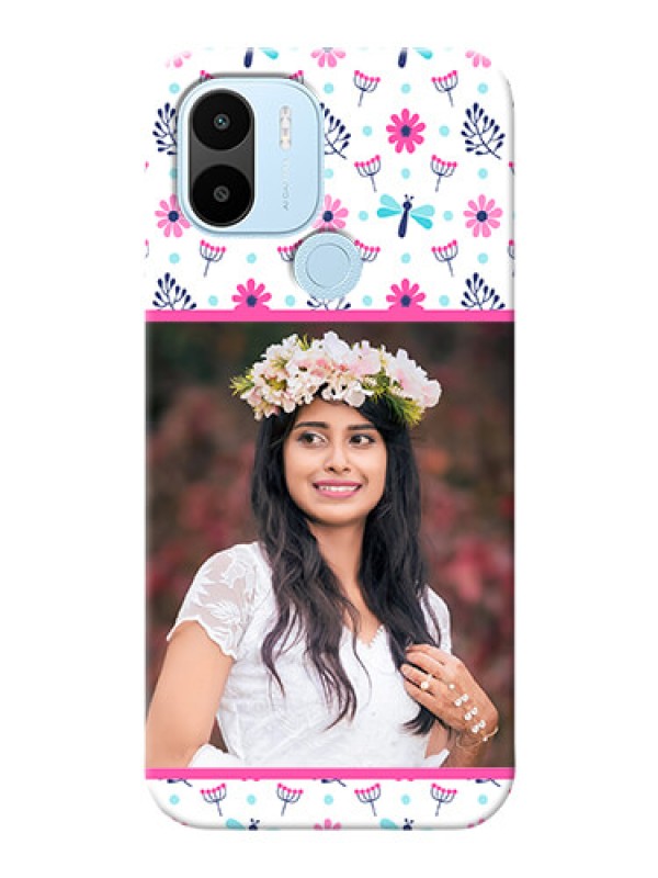 Custom Xiaomi Redmi A2 Plus Mobile Covers: Colorful Flower Design