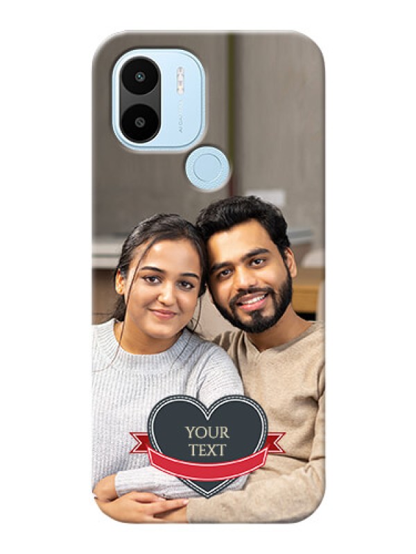 Custom Xiaomi Redmi A2 Plus mobile back covers online: Just Married Couple Design