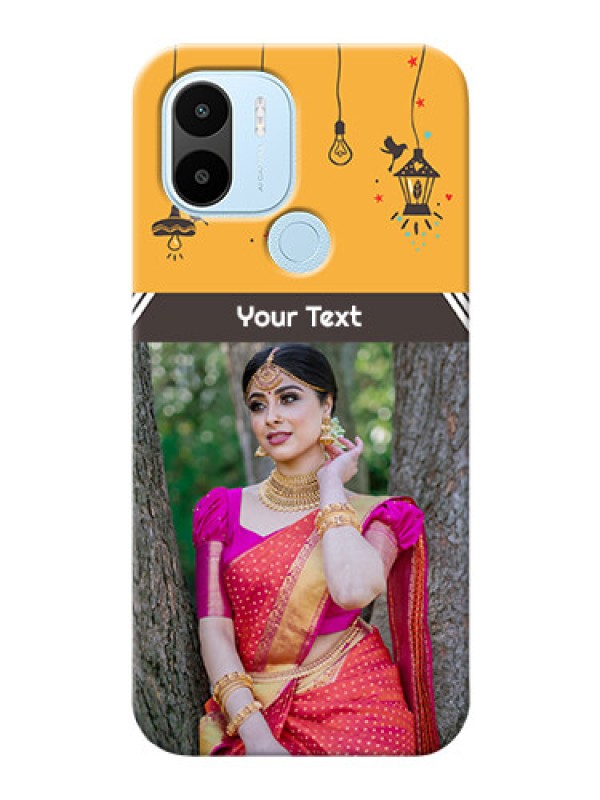 Custom Xiaomi Redmi A2 Plus custom back covers with Family Picture and Icons 